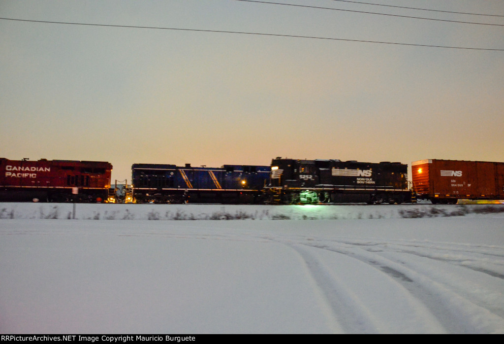 NS GP38-2 High nose Locomotive in the yard